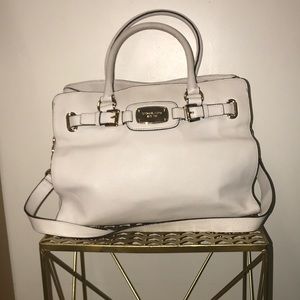 Medium white michael Kors Hamilton